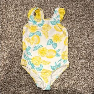 Kids Tommy Bahama Lemon Print Swimsuit